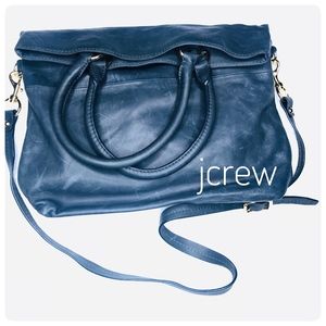 J. CREW COLBY CROSS BODY BAG LEATHER